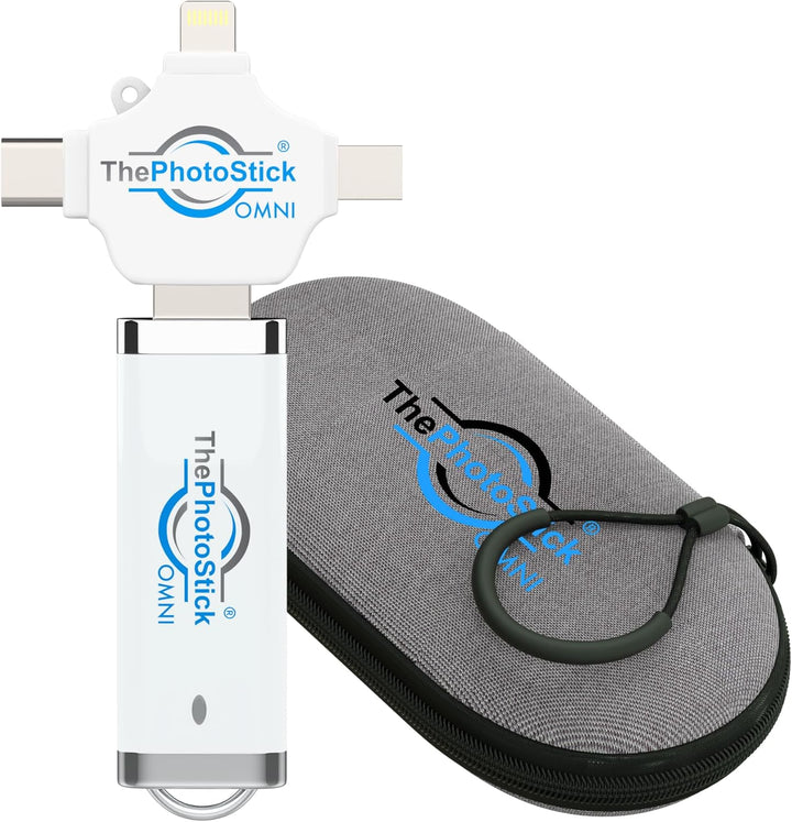ThePhotoStick® Omni 64 GB + Estuche Protector | Copia de Seguridad...
