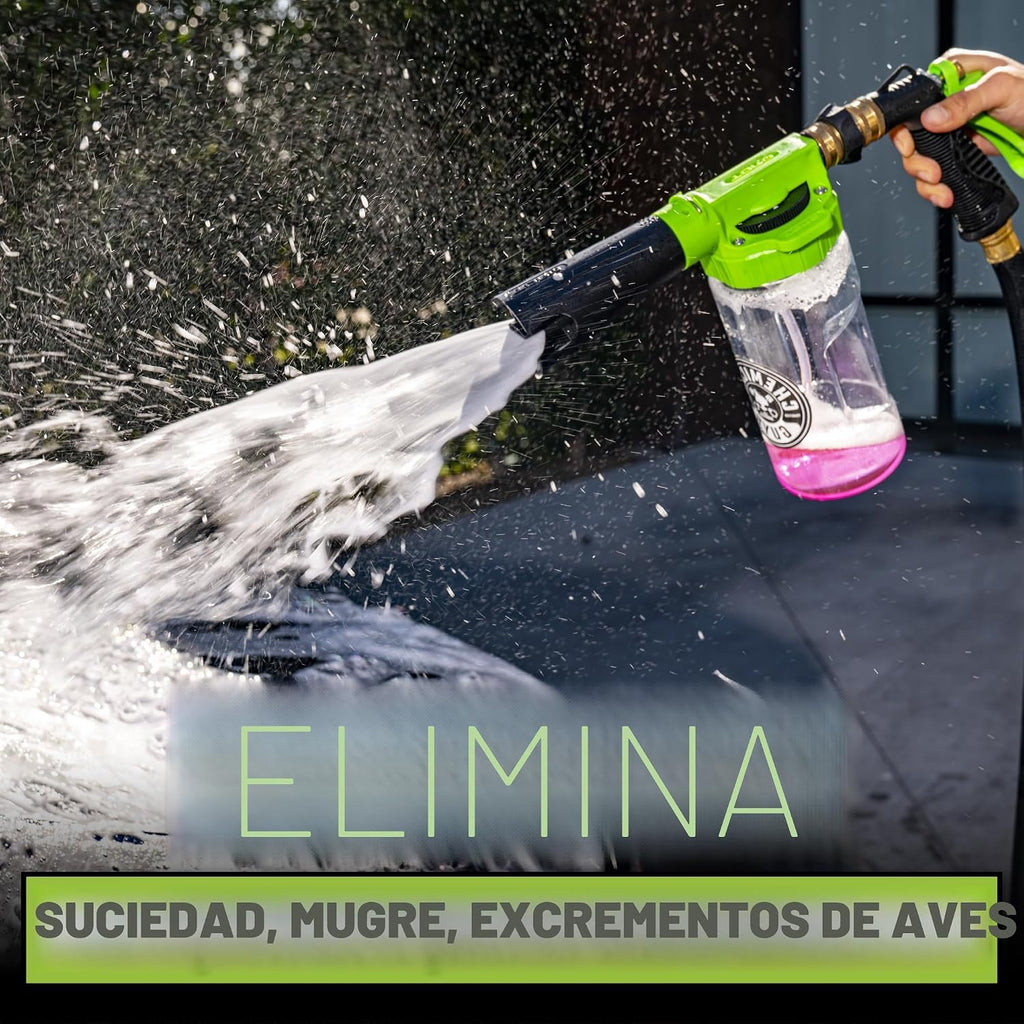 Chemical Guys, TORQ Foam Blaster 6 cañones, accesorio de manguera de jardín para automóviles