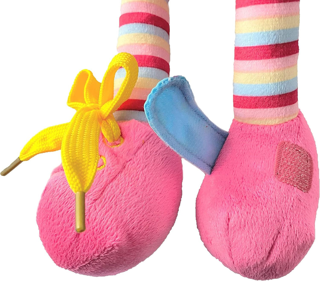 Snuggle Stuffs Sugar Snap - Muñeca de peluche para aprender a vesti...