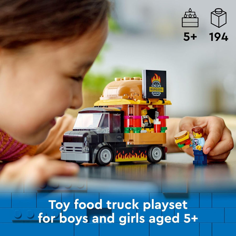 LEGO City Burger Truck - Juego de construcción de juguete