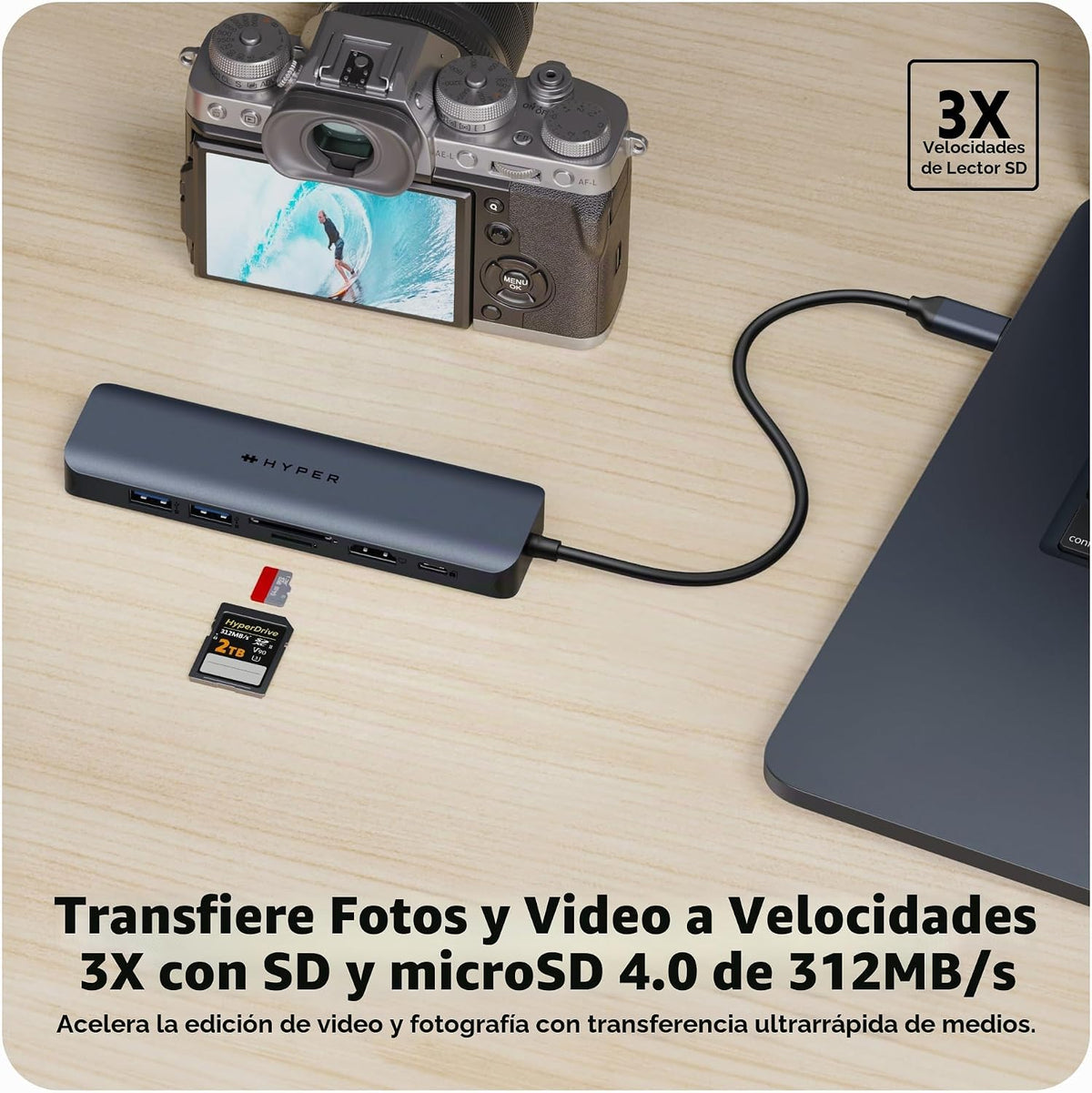 Hyper, 5785585, hub USB