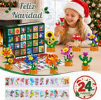 Calendario de Adviento 2026 Flores Navidad Cuenta regresiva Juegos de