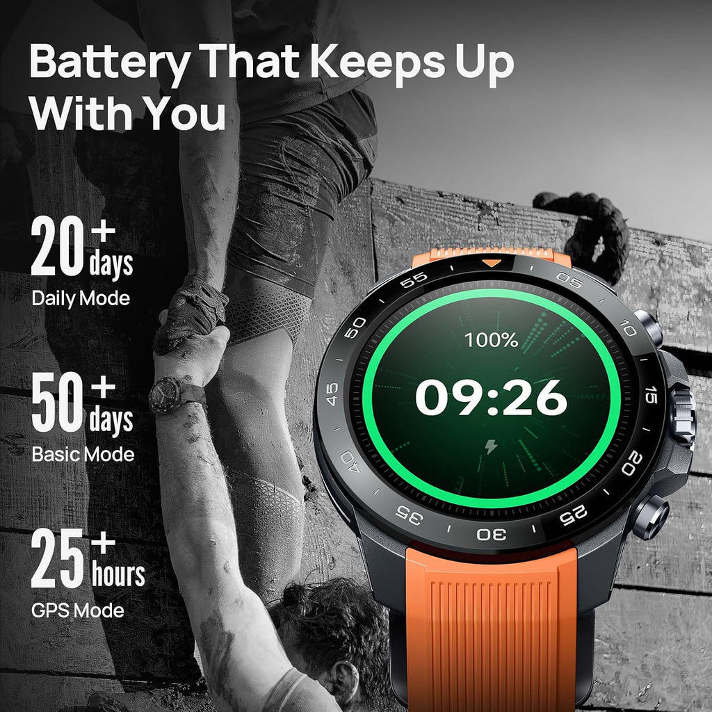 mibro GS Explorer S - Reloj inteligente resistente para hombre, bisel de