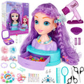 Maquillaje de cabeza de muñeca 4 en 1 para peinar el cabello para