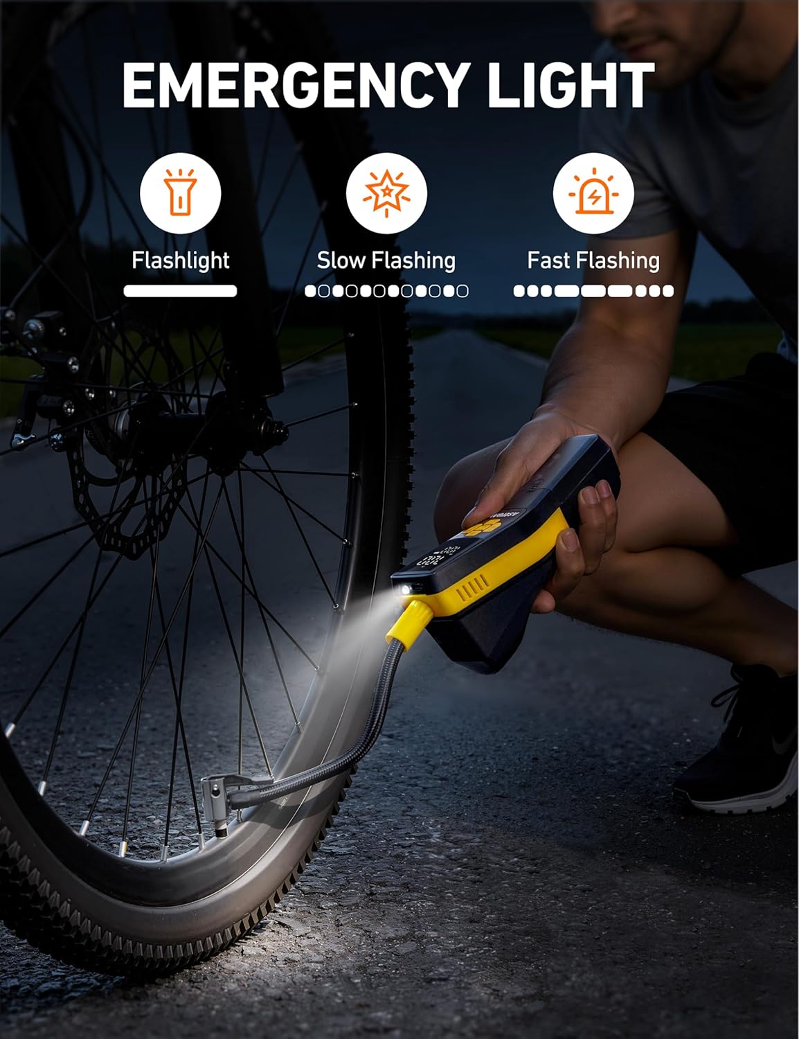 AstroAI Inflador de neumáticos de 150 PSI, compresor de aire portát...
