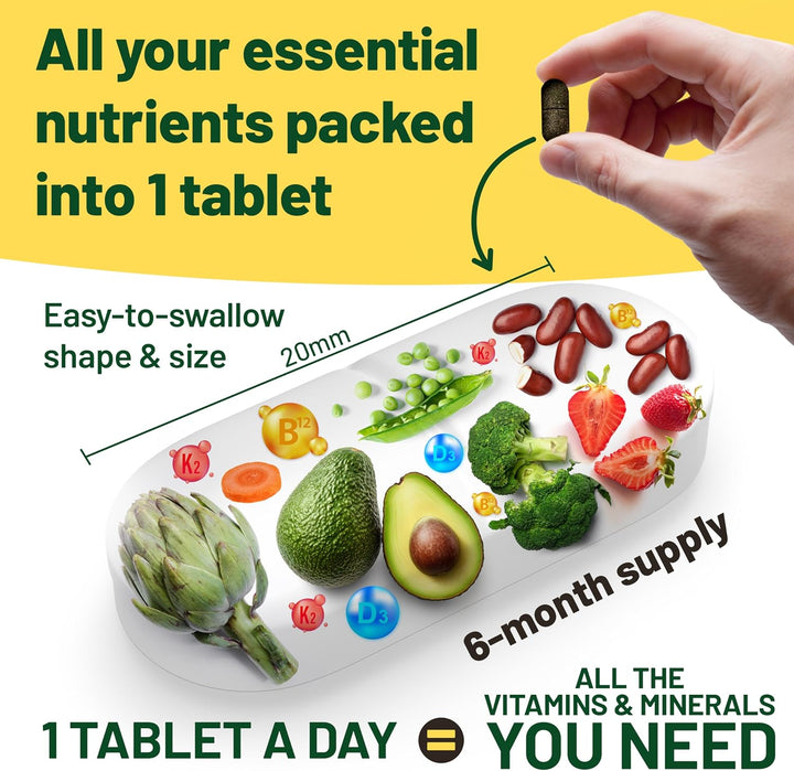 Vegan Vitality Paquete completo de bienestar de 6 meses: multivitam...