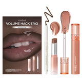 rom&amp;nd Volume Hack Trio | Juego combinado de labios voluminosos...