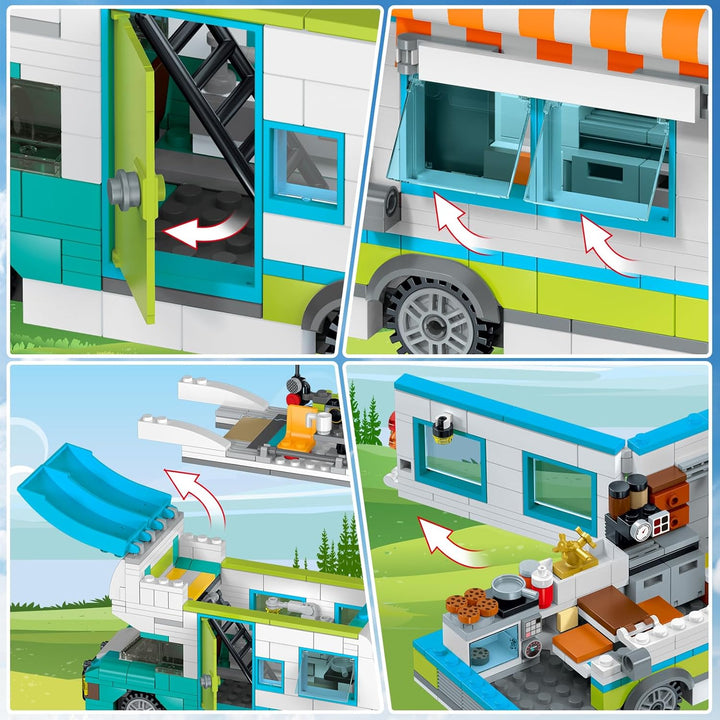HOGOKIDS City Camper Van - Juego de construcción con luz