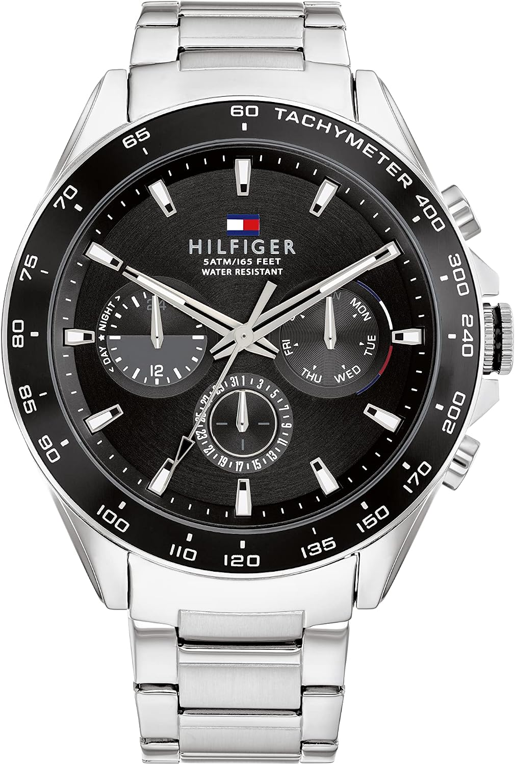 Tommy Hilfiger - Relojes de cuarzo de acero inoxidable para hombre