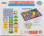 Kit de circuitos electrónicos Snap Circuits 203 de Electronics Discovery