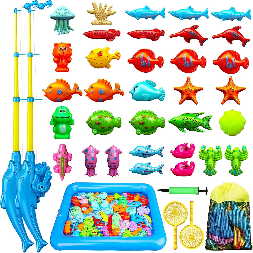 TOY Life Magnetic Fishing Game para Kids, Bathtub y Pool Toy, Ages 3-5