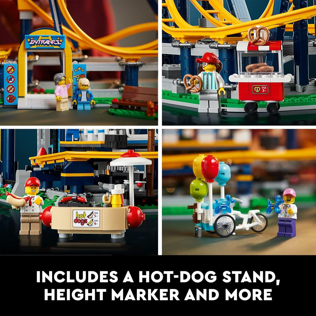 LEGO Icons Loop - Juego de posavasos 10303 kit de