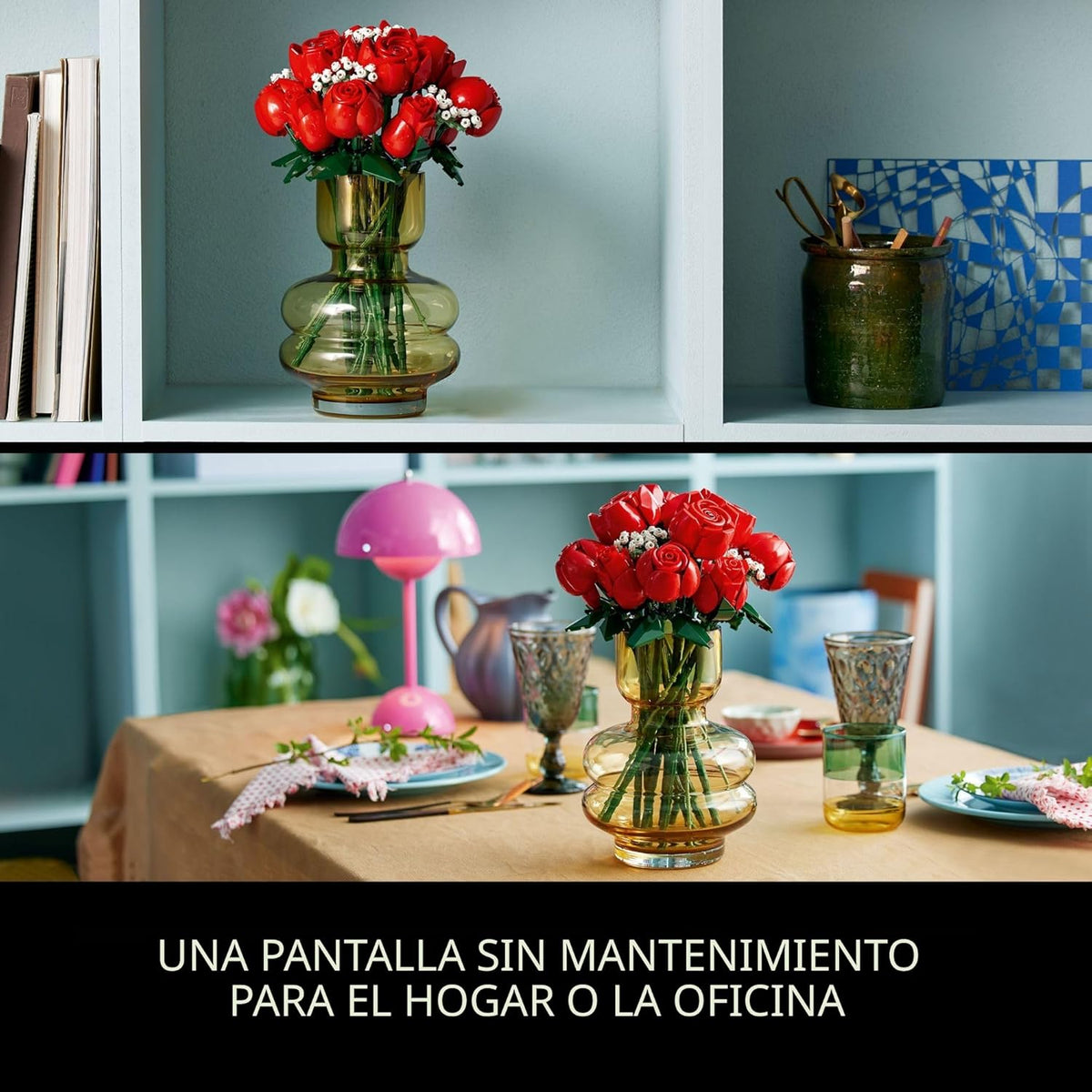 LEGO Botanicals - Ramo de rosas artificiales juego de