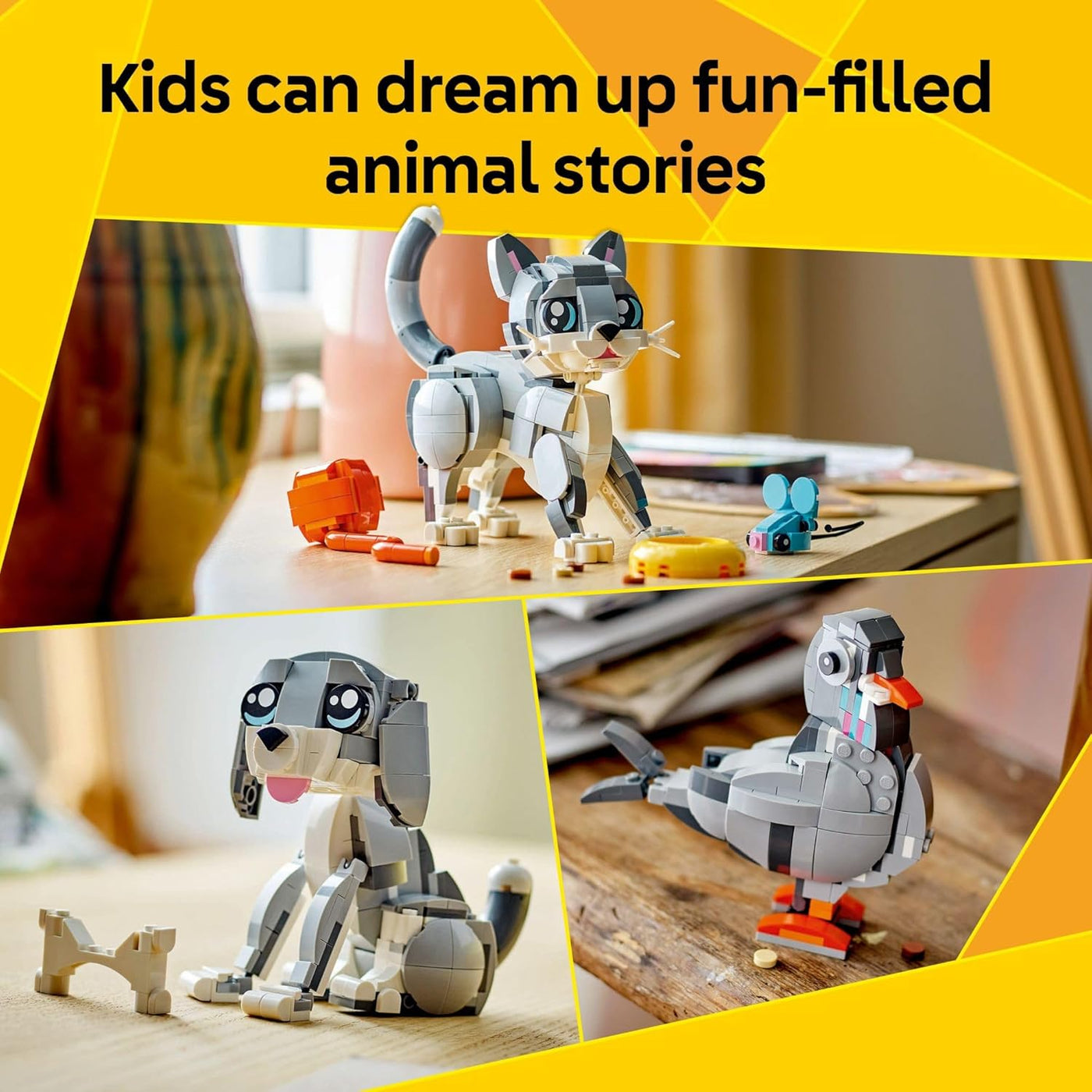 LEGO Creator 3 en 1 Juguete juguetón para gatos juguete de