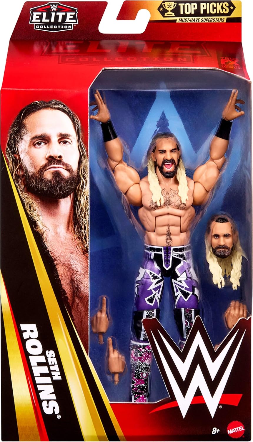Mattel WWE Elite Collection - Juego de figuras de acción y accesori...