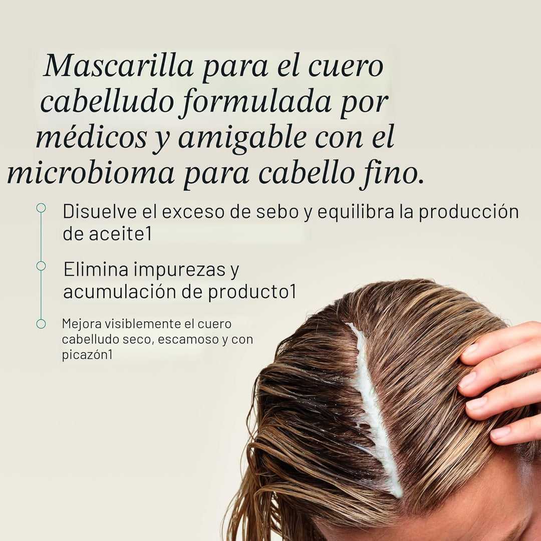 Nutrafol Máscara Exfoliante para el Cuero Cabelludo, Elimina la Acu...