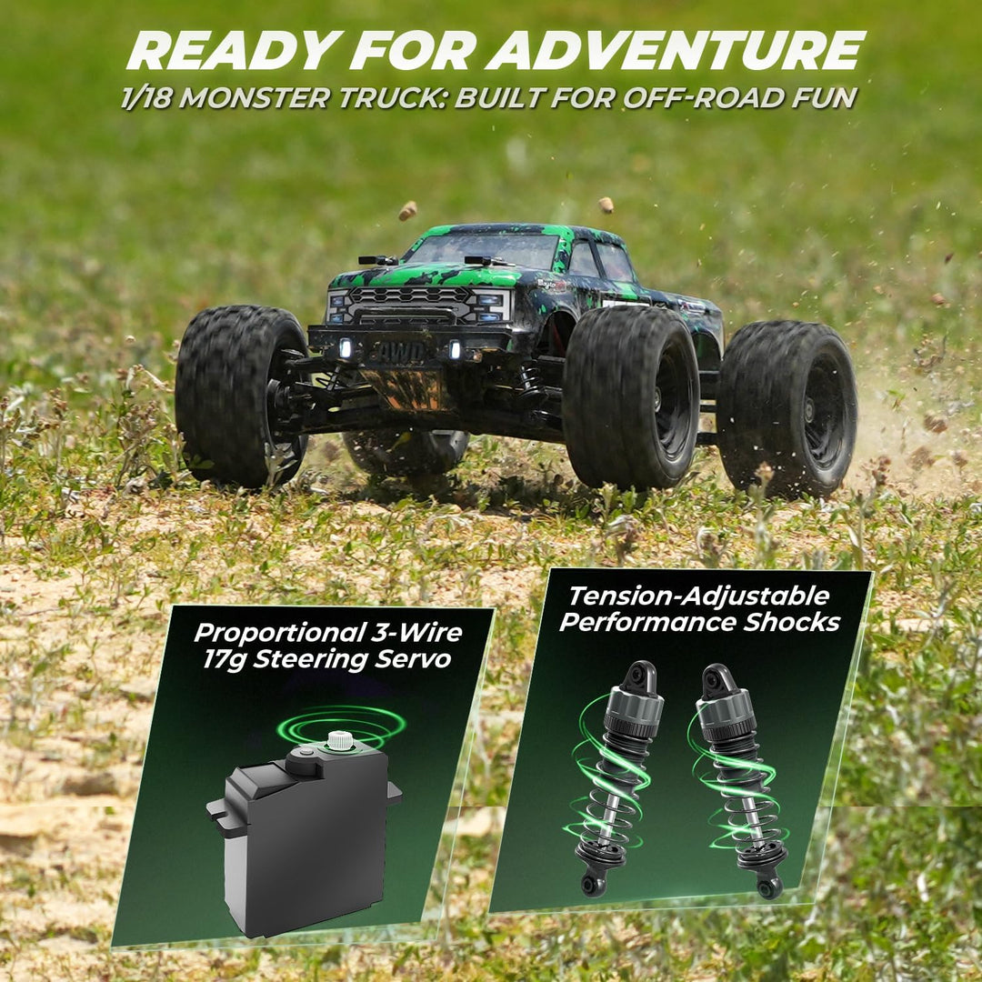 HAIBOXING Camión RC a escala 1:18 18859E, vehículo 4X4 todoterreno...