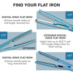 BabylissPRO Nano Titanium Ionic Hair Straightener, Professional Fla...