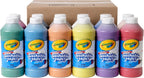 Crayola Pintura Lavable para niños 12 unidades, Pintura para manualidades en aula imprescindible