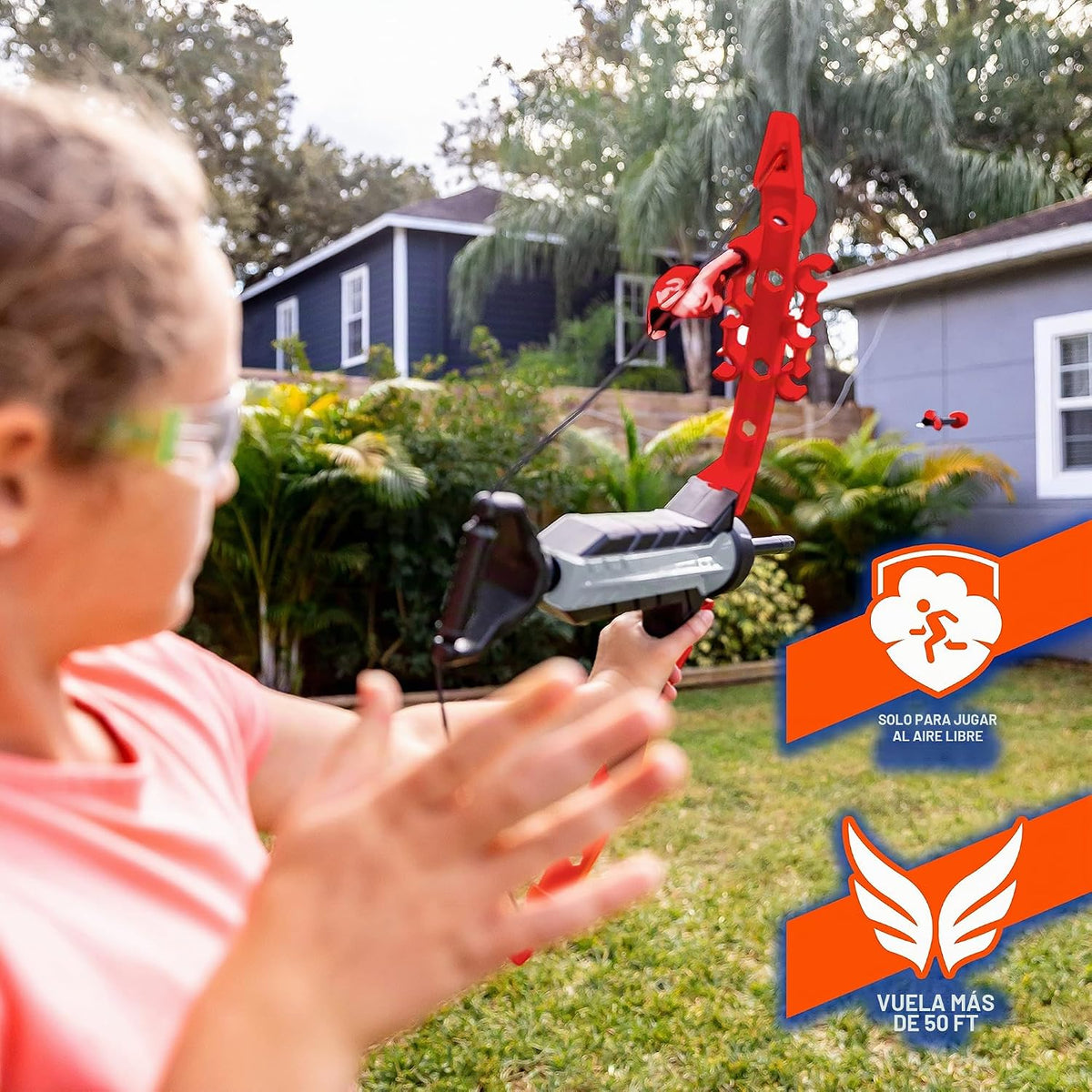 NERF Rip Rocket Kids Toy Bow + Arrow Set