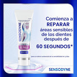 Pasta dental Sensodyne Clinical Repair Whiten &amp; Shine para aliv...