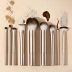 Real Techniques Juego de 9 brochas de maquillaje Au Naturale para s...