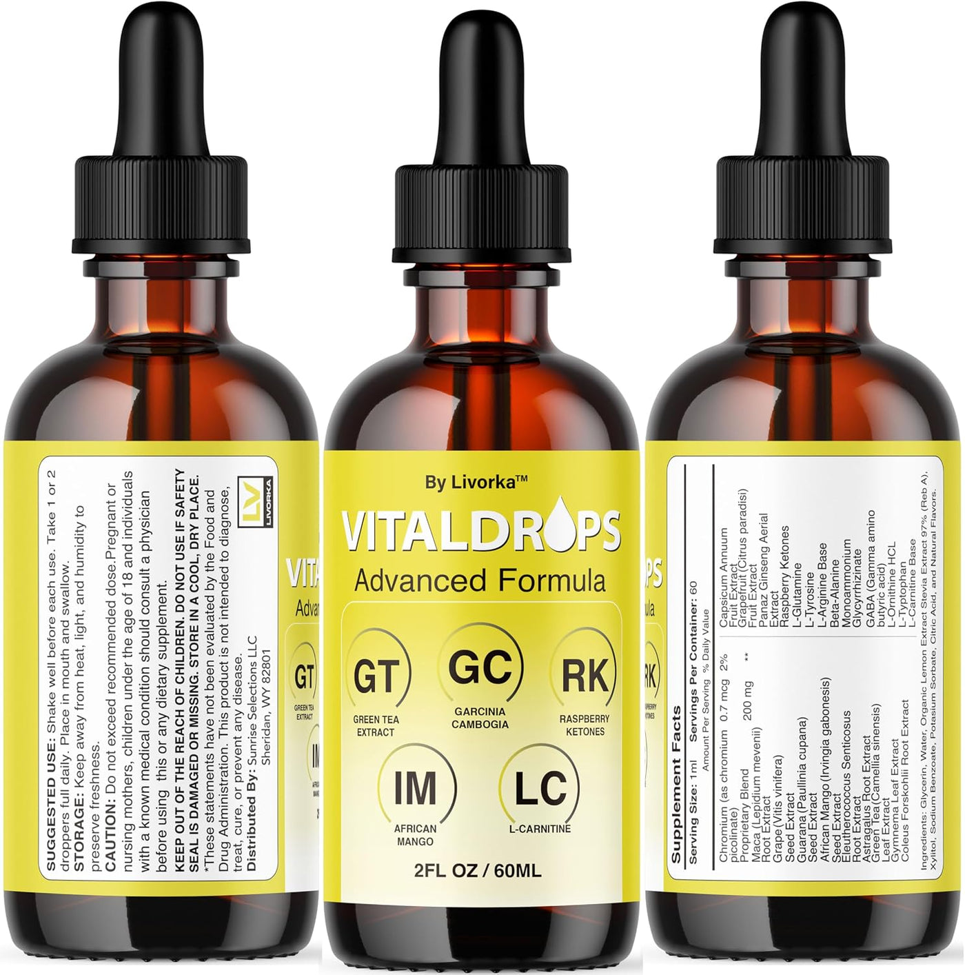 Vital Drops - Fórmula avanzada oficial de Vital Drops, suplemento l...