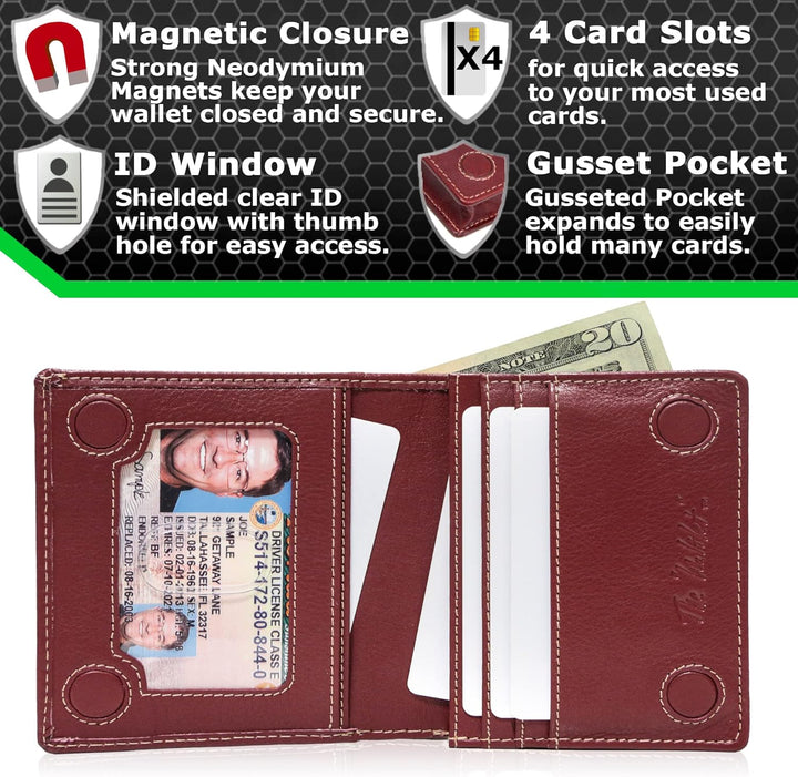 Cartera ID Stronghold - Billetera plegable con bloqueo RFID para ho...