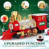 BainGesk Juego de tren de Navidad con vapor luz y sonidos