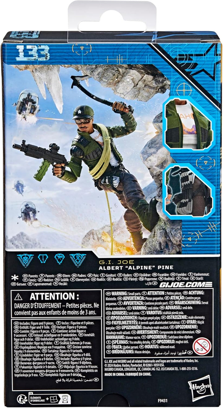 GI Joe Classified Series #133 Albert Alpine Pine Figura de