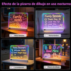 Cosmody - Tablero de dibujo LED recargable, regalo para niños y niñas a partir de 3 años (blanco)