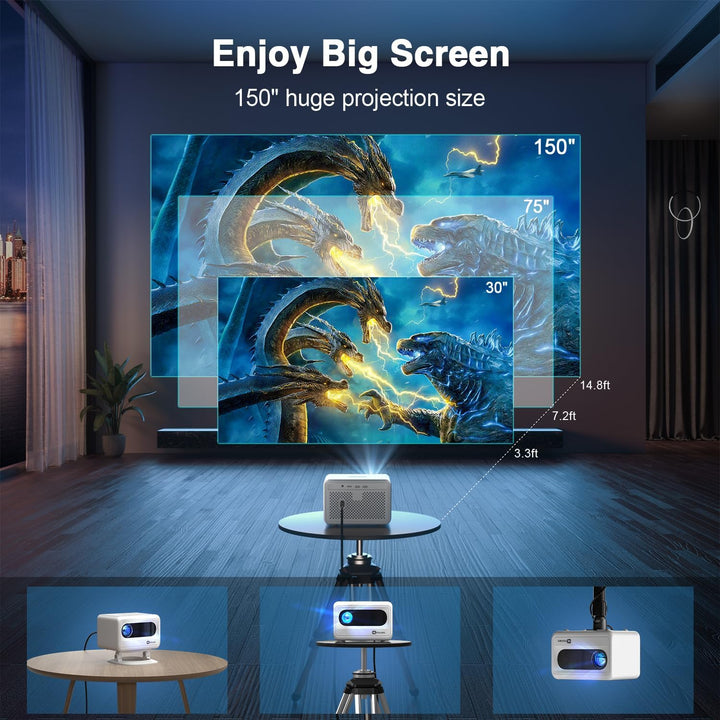 Proyector para el hogar al aire libre