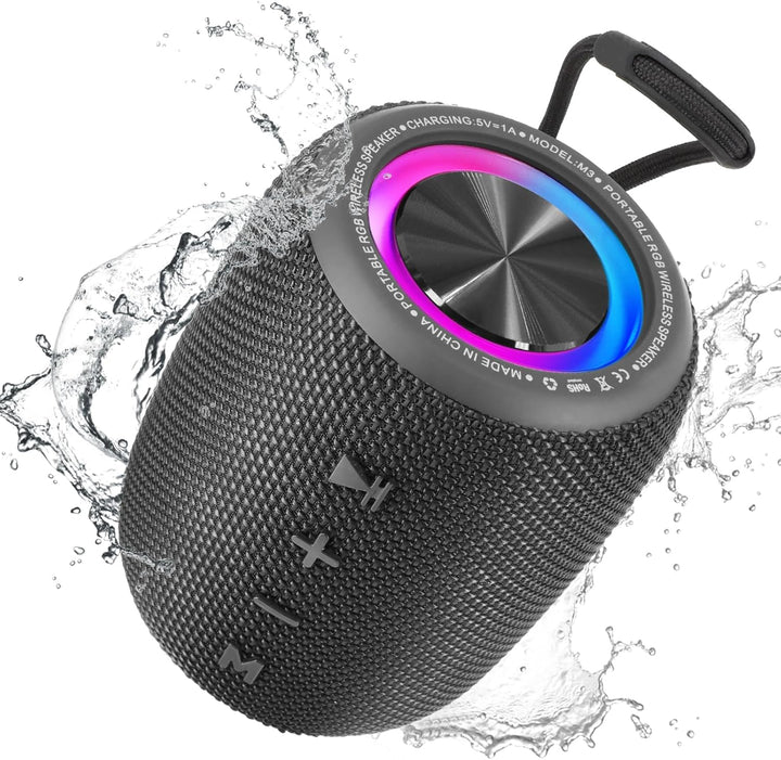 Altavoz Bluetooth portátil, altavoz inalámbrico BT5.3 de 20W con di...