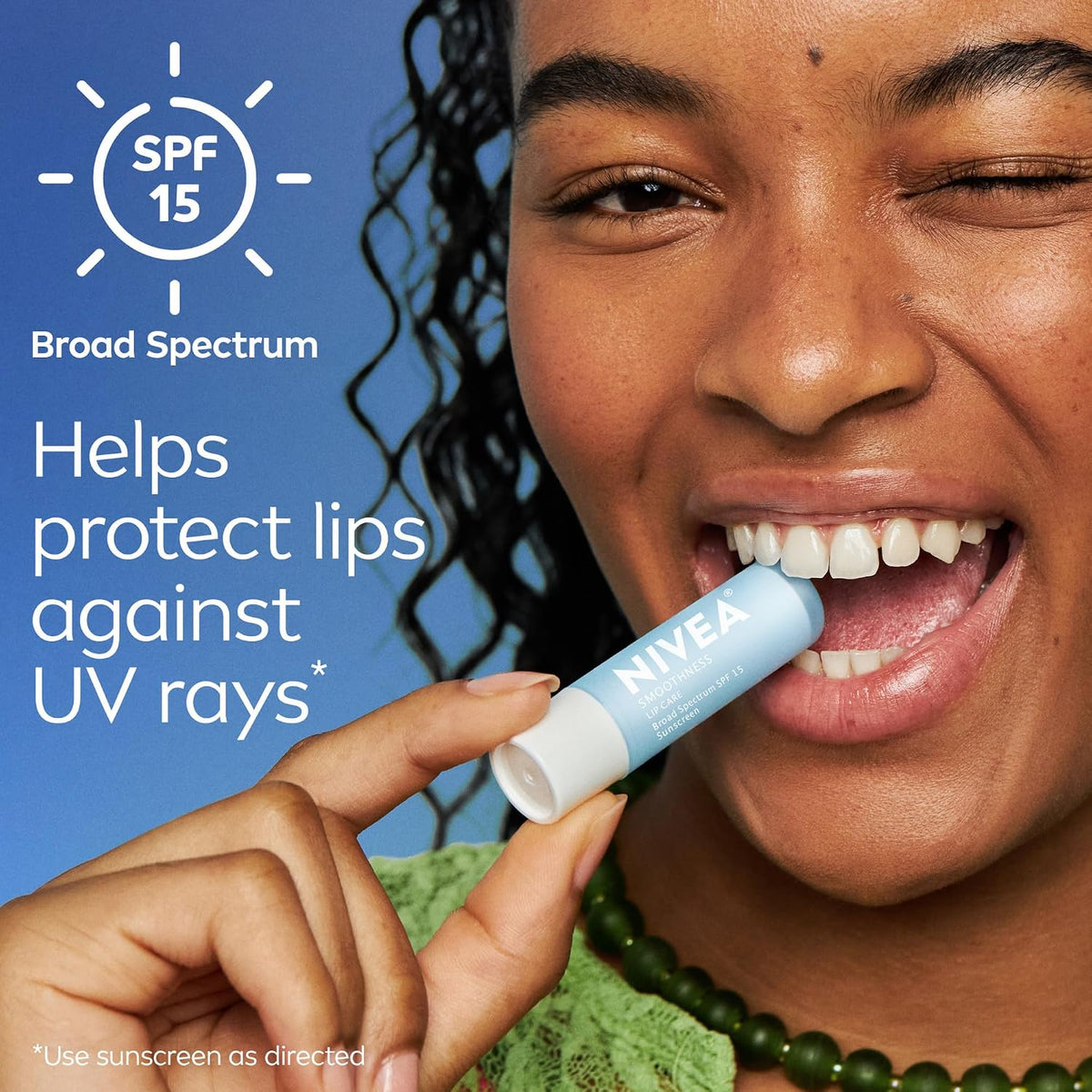 NIVEA Cuidado Labial de Suavidad, Bálsamo Labial con Protector Sola...