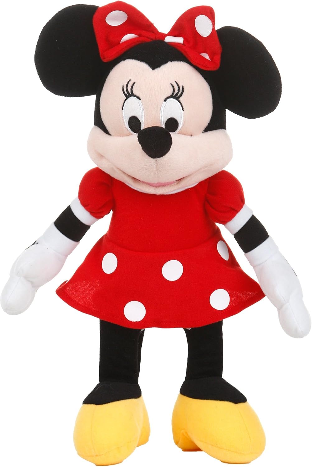 Disney Peluche clásico Minnie Mouse vestido de lunares