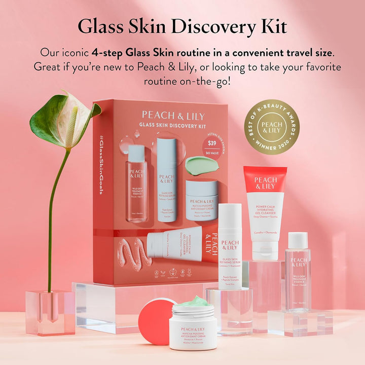 Peach &amp; Lily - Kit de Descubrimiento de Piel de Vidrio (4 Produ...