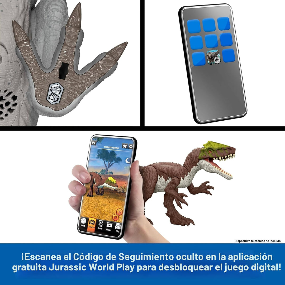 Mattel Jurassic World Rebirth Distortus Rex Rumble N Rampage Figura...