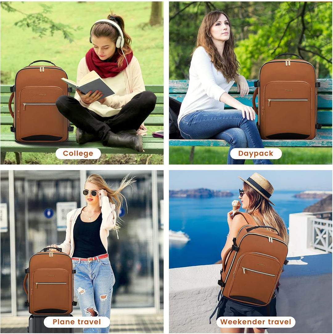 LOVEVOOK Mochila de equipaje de mano para viajes, Mochilas de viaje