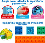 Klobroz Juego de bloques de construcción para niños pequeños de 3 a 5 años