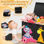 Cajón de juguetes extragrande, organizador de almacenamiento plegable con tapas, 40"x14"x16"