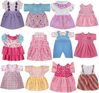12 Piezas Ropa para Muñeca de 12 Pulgadas, Vestido de Princesa para Regalo de Niña