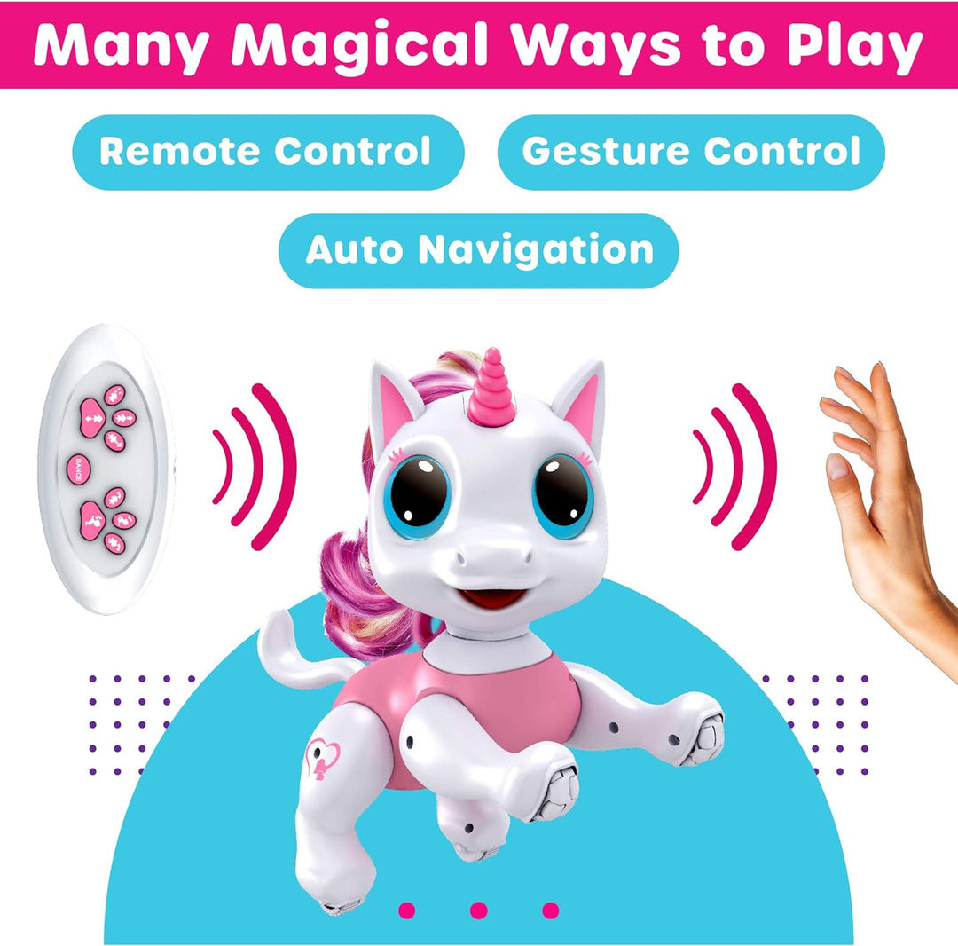 Power Your Fun Robo Pets - Juego de 2 juguetes de unicornio, regalo...