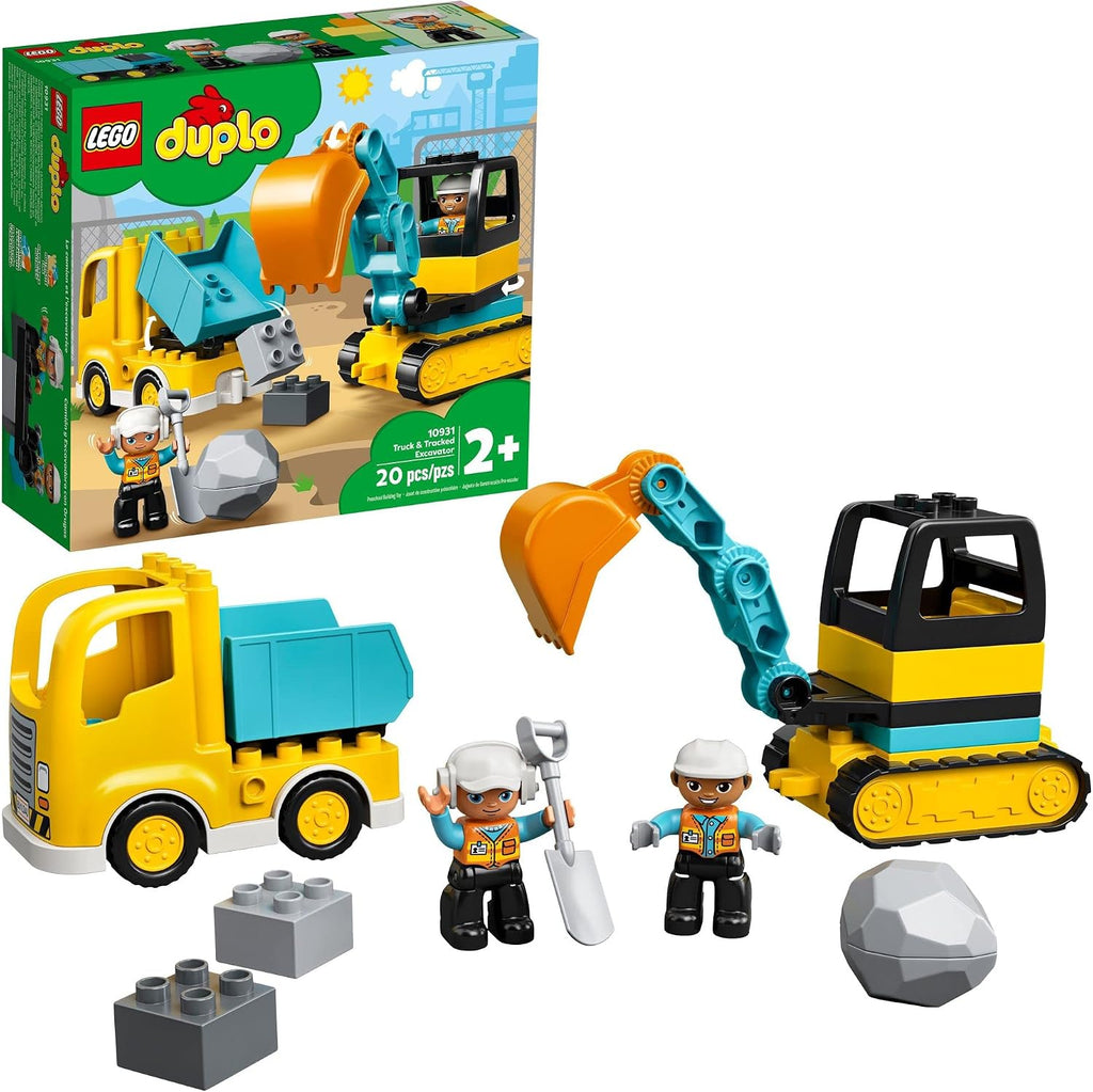 LEGO DUPLO 10931 - Bloques de construcción para niños pequeños, juguetes de construcción de aprendizaje y educación para preescolar, regalo de cumpleaños para niños y niñas de 2 a 3 años