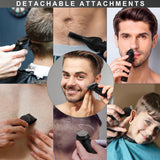 Scttomon Recortadora de barba para hombres, kit profesional de aseo...