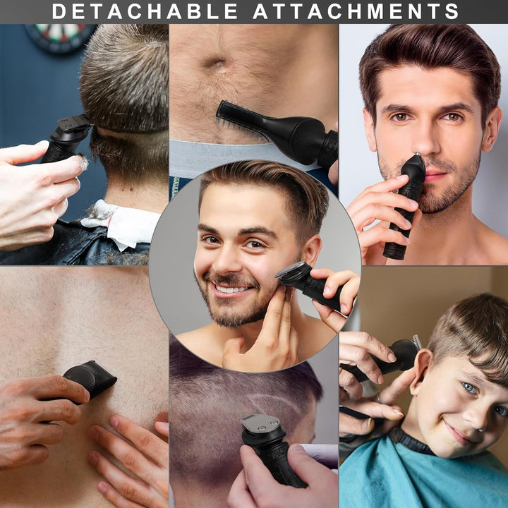 Scttomon Recortadora de barba para hombres, kit profesional de aseo...