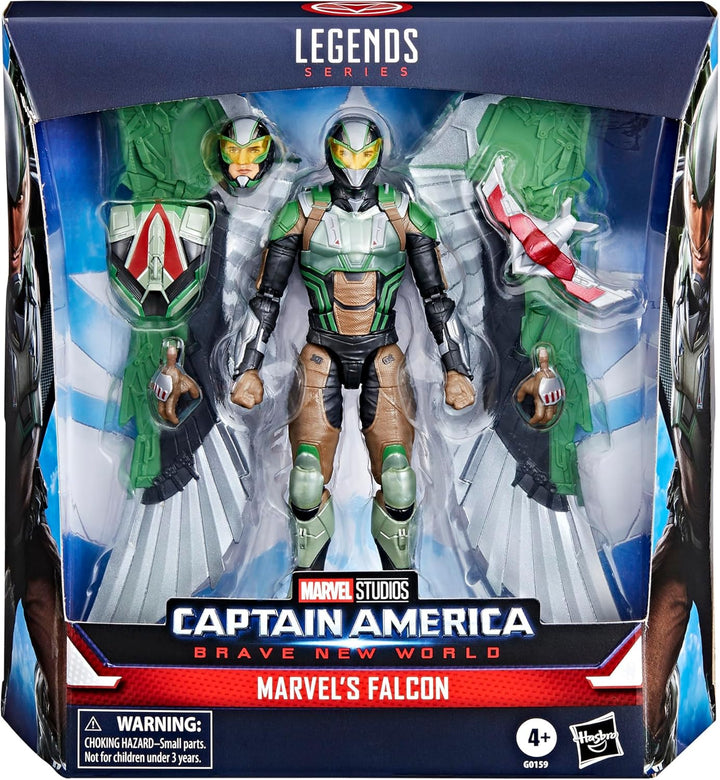 Serie Marvel Legends Marvel\u2019s Falcon, Capitán América: Brave N...