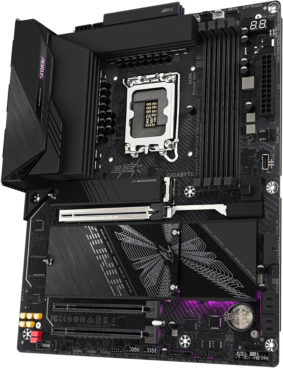 GIGABYTE Z890 AORUS Elite WIFI7 Plus Intel LGA 1851 ATX placa base,...