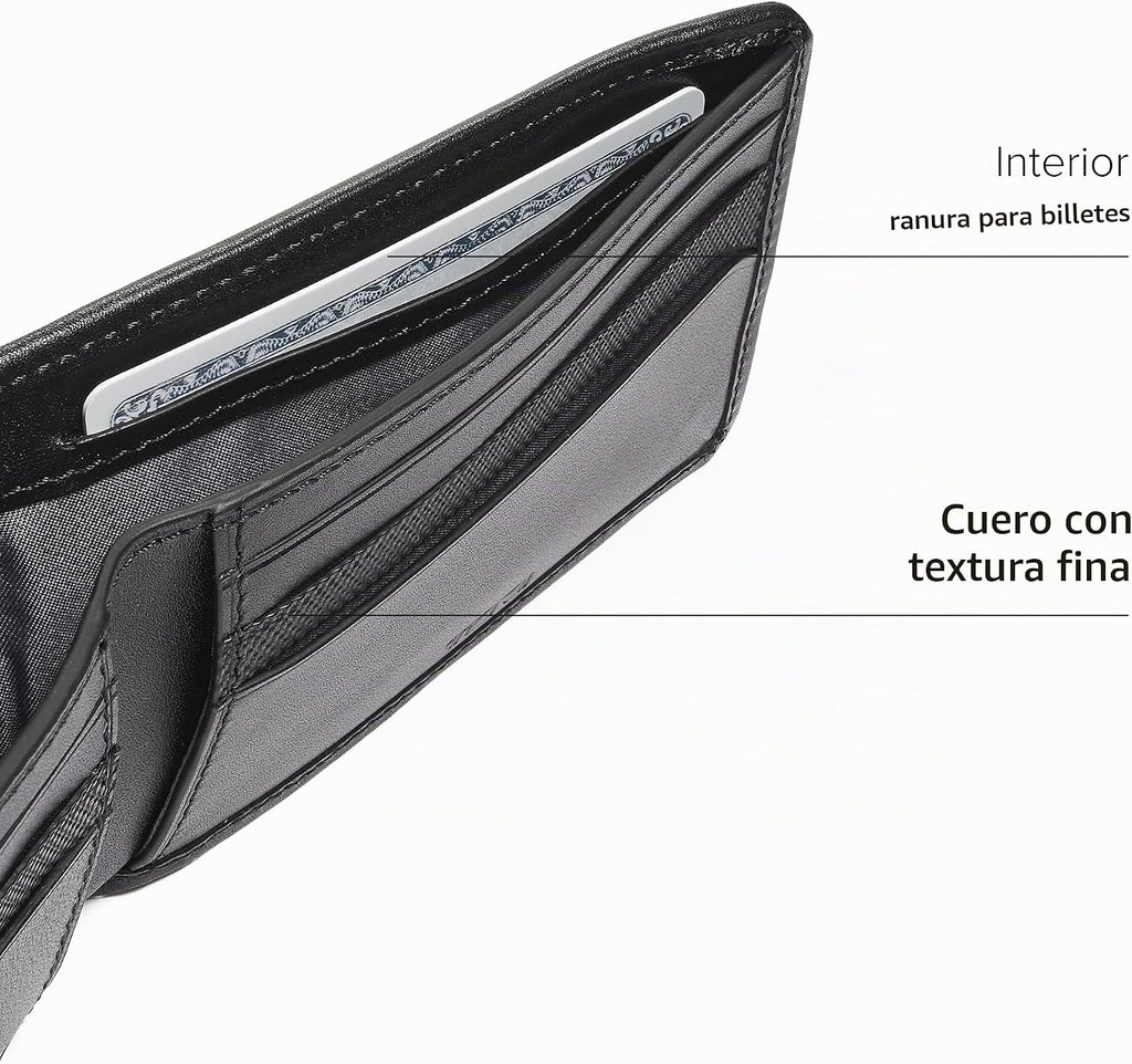 TUMI - Alpha Slim Billetera Individual Billetera para Hombres - Negro, Negro -