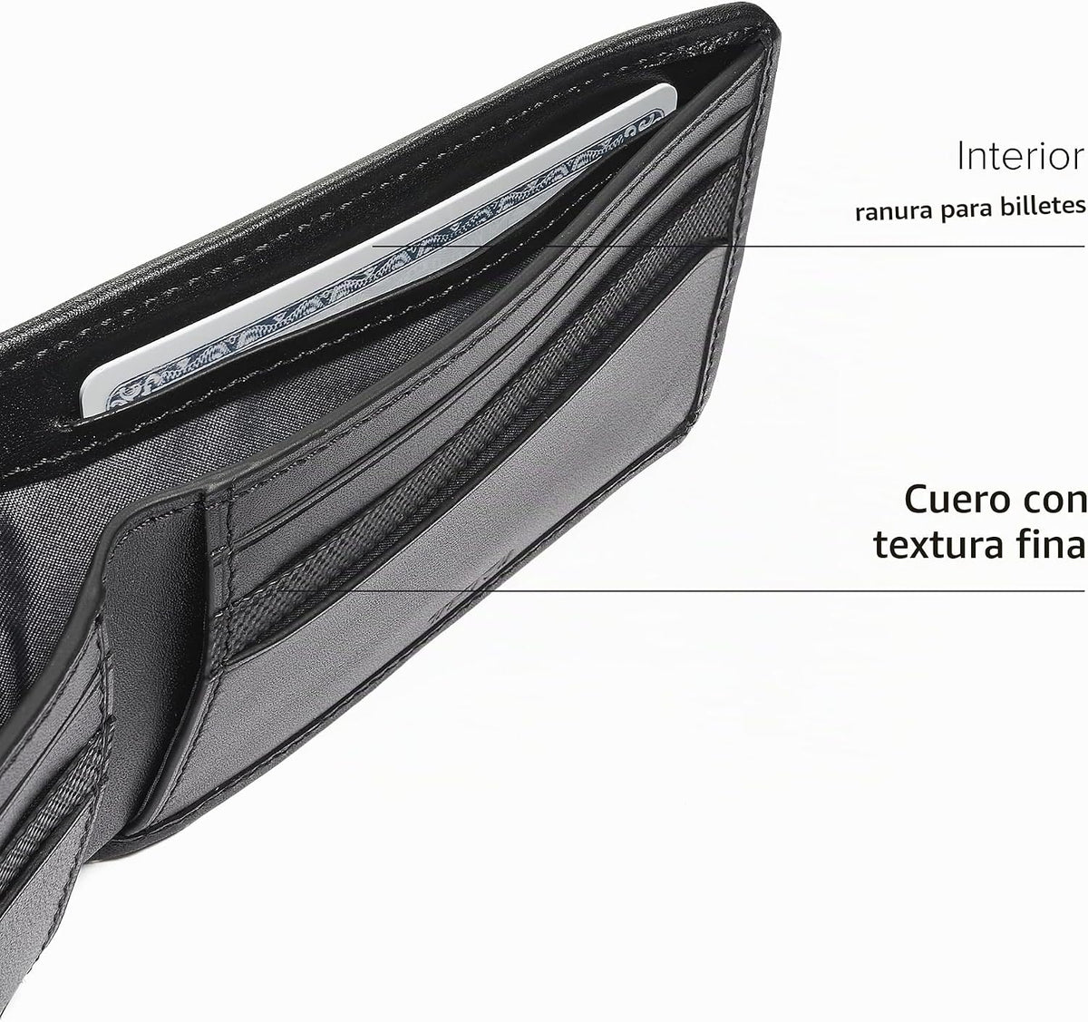 TUMI - Alpha Slim Billetera Individual Billetera para Hombres - Negro, Negro -