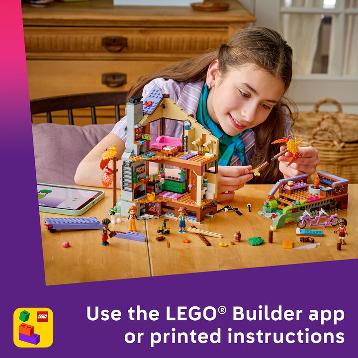 LEGO Friends Acogedora Cabaña en el Bosque Otoñal 42705 | Juguete d...